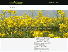 Tablet Screenshot of growgreenfertiliser.com
